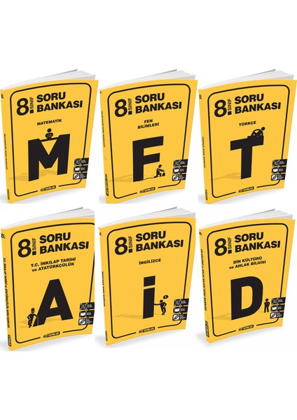 LGS 8. Sınıf Tüm Dersler Soru Bankası Seti 2019