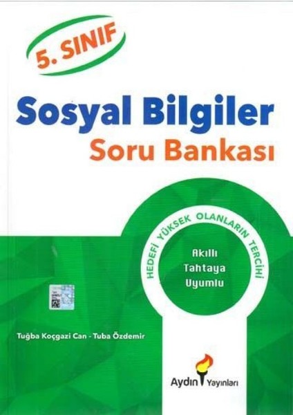 Aydın Yayınları 5. Sınıf Sosyal Bilgiler Soru Bankası