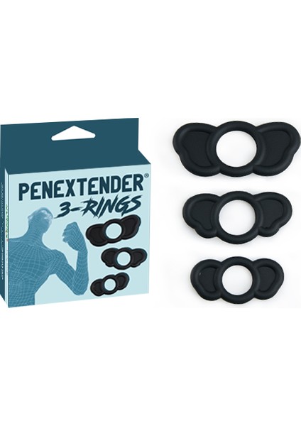 Penextender® 3 Rings 3´lü Penis Halka Seti