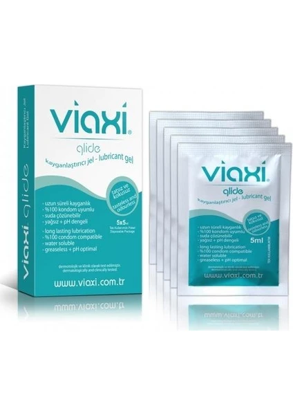 Viaxi Glide Kayganlaştırıcı Jel 5 x 5 ml