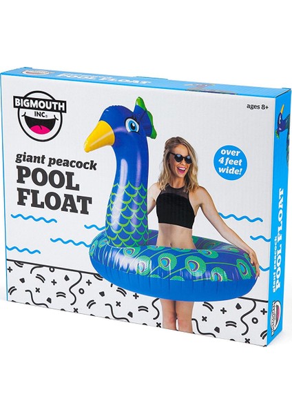 Big mouht Şişme Simit Peacock Bmpf-Pc