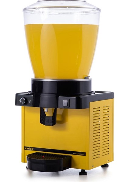 M22 Soğuk İçecek Dispenseri, 22 L, Analog, Panaromik, Sarı