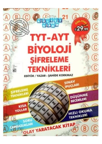 Akıllı Adam Tyt-Ayt Biyoloji Şifreleme Teknikleri-Yeni - Şahide Korkmaz