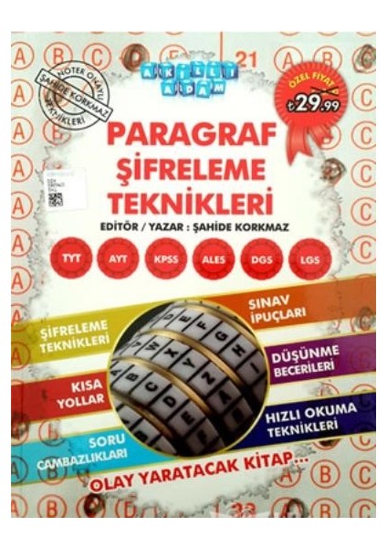 Akıllı Adam Paragraf Şifreleme Teknikleri-Yeni - Şahide Korkmaz