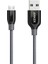 PowerLine+ Micro USB Örgülü Şarj/Data Kablosu 0.9 Metre - Gri - Taşıma Çantalı - A8142HA1 (Anker Türkiye Garantili) 1