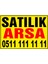 Satılık Arsa Branda Afişi 1