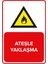 Ateşle Yaklaşma Levhası (Dekote Malzeme) 1