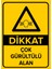 Dikkat Çok Gürültü Alanı Levhası (Dekote Malzeme) 1