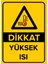 Dikkat Yüksek Isı Levhası (Dekote Malzeme) 1