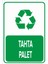 Geri Dönüşüm Tahta Palet Levhası (Dekote Malzeme) 1