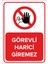 Görevli Harici Giremez Levhası (Dekote Malzeme) 1