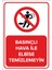 Prize Takılı Cihaz Bırakmayın Levhası (Dekote Malzeme) 1