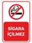 Sigara İçilmez Levhası (Dekote Malzeme) 1