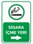Sigara İçme Yeri Sağ Ok Levhası (Dekote Malzeme) 1