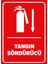 Yangın Söndürücü Aşağı Ok Levhası (Dekote Malzeme) 1