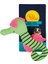Peluş Çizgili Denizatı Yeşil/Mavi Köpek Oyuncağı 18 Cm 1