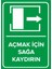 Açmak İçin Sağa Kaydırın Levhası (Sac Malzeme) 1