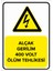 Alçak Gerilim 400 Volt Ölüm Tehlikesi Levhası (Sac Malzeme) 1