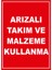 Arızalı Takım Ve Malzeme Kullanma Levhası (Sac Malzeme) 1