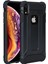 Apple iPhone XR Kılıf Çift Katman Zırh Koruma Tank Arka Kapak - Siyah 1