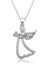 Gumush Gümüş Kanatlı Melek Kolye 1