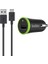 Type-C USB Araç Şarj Cihazı + USB-C Kablo Siyah 1