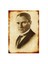 Ahşap Tablo Eskitilmiş Çerçeve Atatürk 1