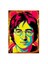 Ahşap Tablo John Lennon Renkli Yüz 1