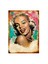 Ahşap Tablo renkli Marilyn Monroe 1