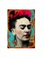 Ahşap Tablo Frida kahlo 1