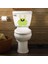 Tilki Dünyası Green Monster Klozet Kapağı ve Banyo Sticker 1