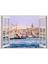 Pencereden İstanbul, Martılar, Galata Kulesi ve Vapur, Duvar Sticker, 3 Boyutlu Beyaz Pencere Sticker 1