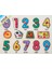 Raptiyeli İngilizce Yazılı Sayılar Ve Hayvanlar Temalı Ahşap Puzzle 1