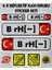 TR B rH - Reflektif Kan Grubu Seti Sticker 1