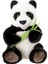 Animals Of The World Oturan Bambulu Panda Peluş Oyuncak 30 cm 1