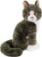 Animals Of The World Oturan Gri Kedi Peluş Oyuncak 22 cm 1