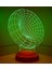 3 Boyutlu Boom LED Lamba 5