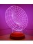 3 Boyutlu Boom LED Lamba 8