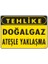 Uyarı Levhaları "Tehlike Doğalgaz Ateşle Yaklaşma" Pvc 25*35 1