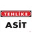 Uyarı Levhaları "Tehlike Asit" Pvc 25*35 1