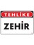 Uyarı Levhaları "Tehlike Zehir" Pvc 25*35 1