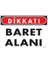 Uyarı Levhaları ''Baret Alanı '' Pvc 25*35 1