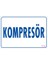 Uyarı Levhaları "Kompresör" Pvc 17,5*25 1