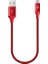 AlumiCable Mini Micro USB Şarj Kablo Kırmızı 30cm 2DK25K 1