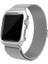 Akıllıphone Ally Apple Watch Uyumlu İçin 42Mm 1,2,3 Metal Kayış Milano Loop+Metal Kılıf 2