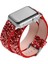 Ally Apple Watch Uyumlu İçin 1,2,3,Vers 38Mm Çift Tur Deri Kayış Sim İşlemeli Kayış 1