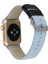 Ally Apple Watch Uyumlu İçin 1,2,3 42Mm Canvas Dokuma Blue Jean Kayış Kordon 2