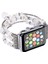 Ally Apple Watch Uyumlu İçin 1,2,3 38Mm Boncuk Taşlı Lux Kordon Kayış 2