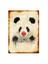 Ahşap Tablo Palyaço Burunlu Panda 1