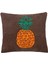 Kırlent Yastık Kılıfı Ananas Kahve 44X44 1